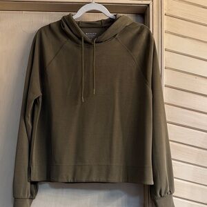 Athleta avacado Green Pullover Hoodie